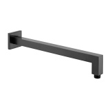 Cutout image of Vado Individual Brushed Black Square Wall-Mounted Shower Arm
